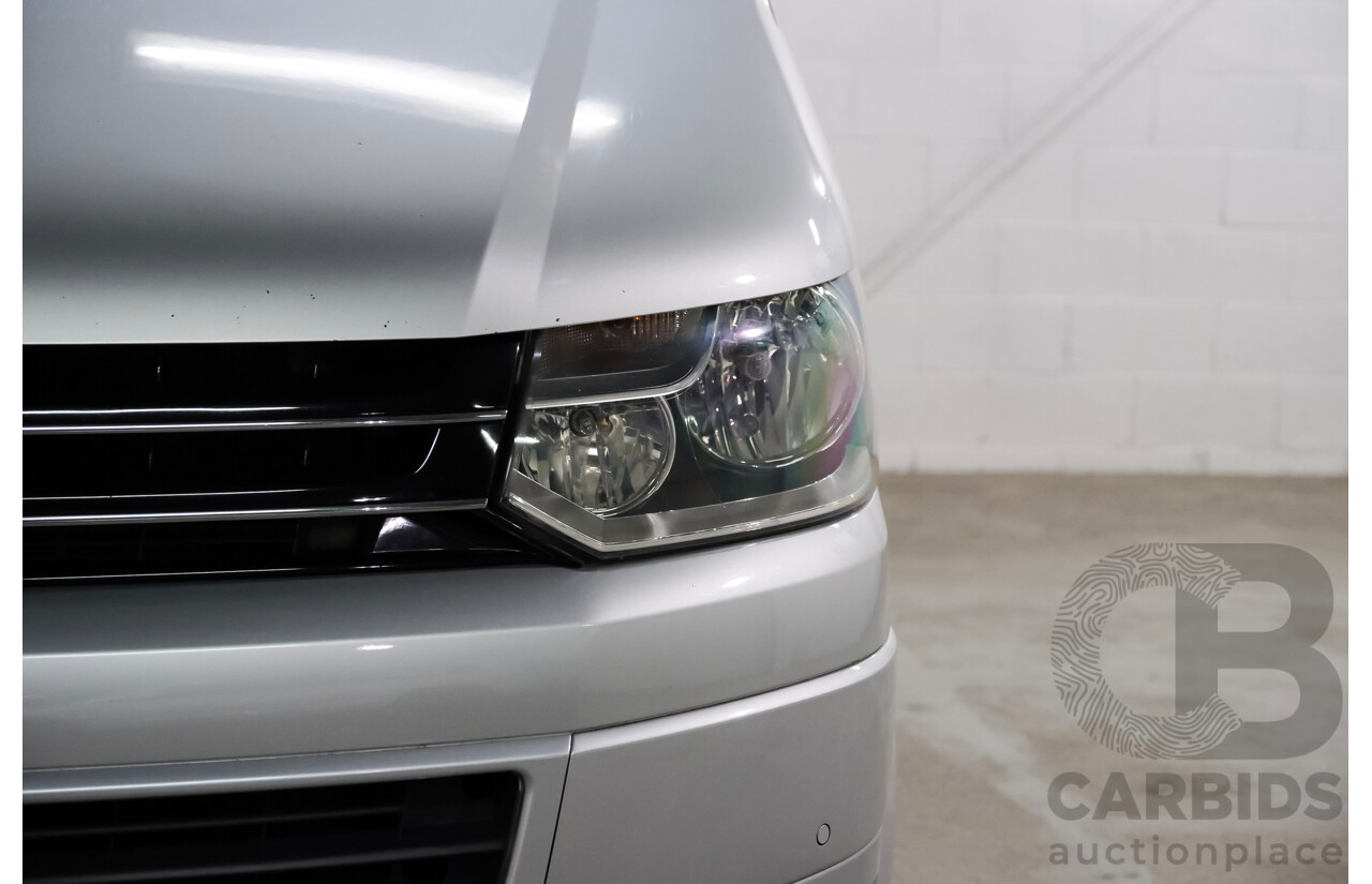 11/2013 Volkswagen Multivan Comfortline TDI340 T5 MY13 4D Wagon Reflex Silver Metallic Turbo Diesel 2.0L