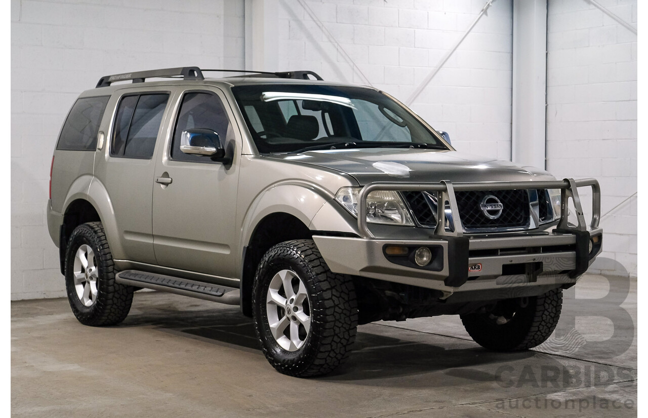 01/2011 Nissan Pathfinder ST-L (4x4) R51 Series 4 4d Wagon Gold Turbo diesel 2.5L