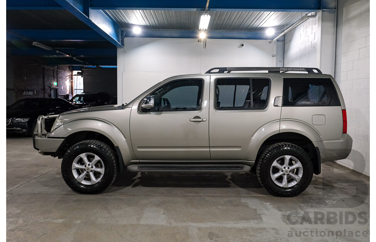 01/2011 Nissan Pathfinder ST-L (4x4) R51 Series 4 4d Wagon Gold Turbo diesel 2.5L