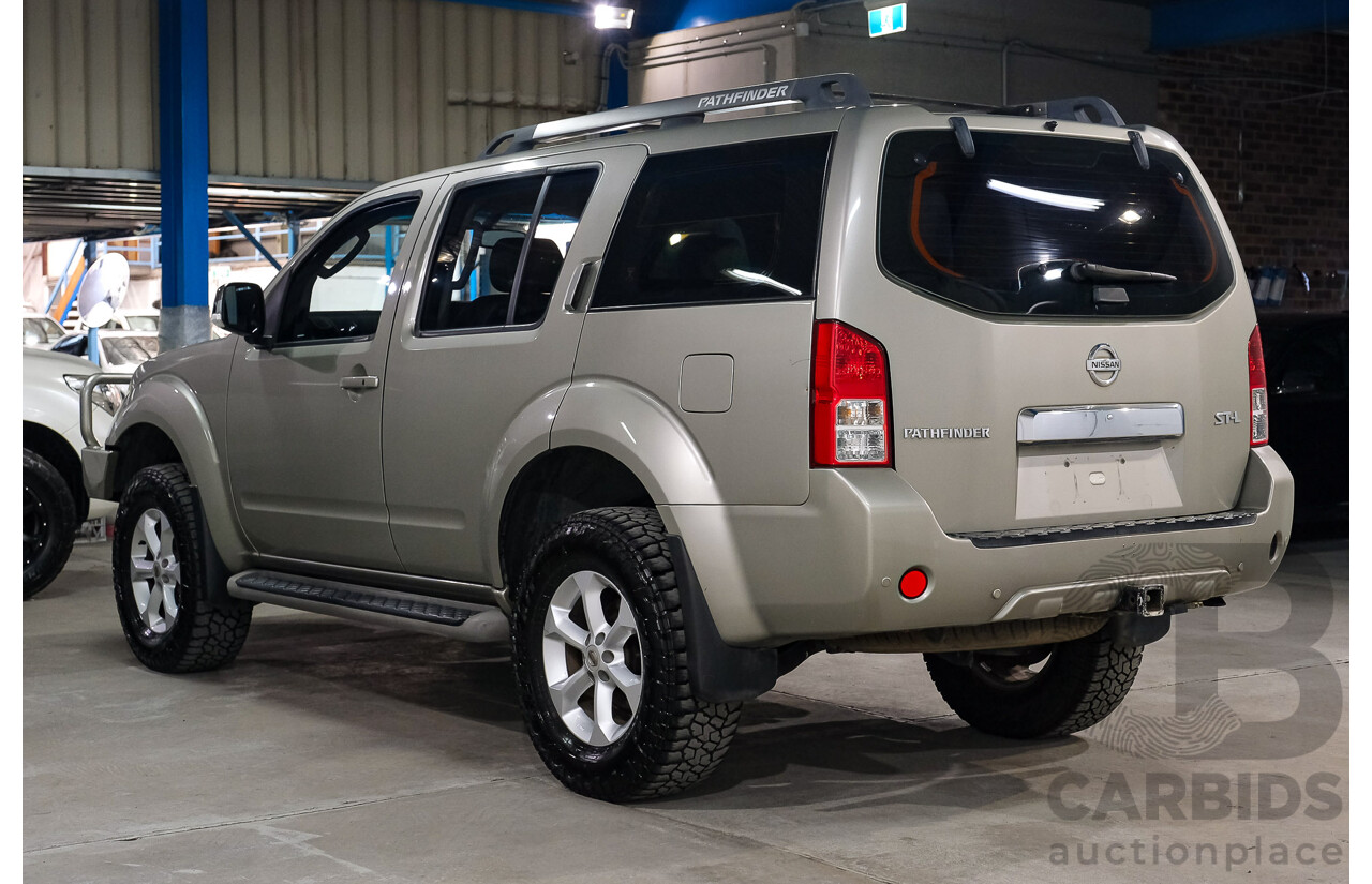 01/2011 Nissan Pathfinder ST-L (4x4) R51 Series 4 4d Wagon Gold Turbo diesel 2.5L