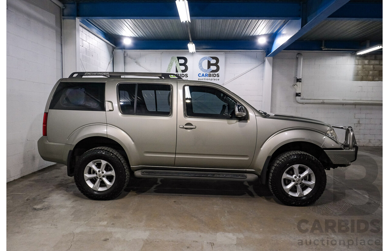 01/2011 Nissan Pathfinder ST-L (4x4) R51 Series 4 4d Wagon Gold Turbo diesel 2.5L