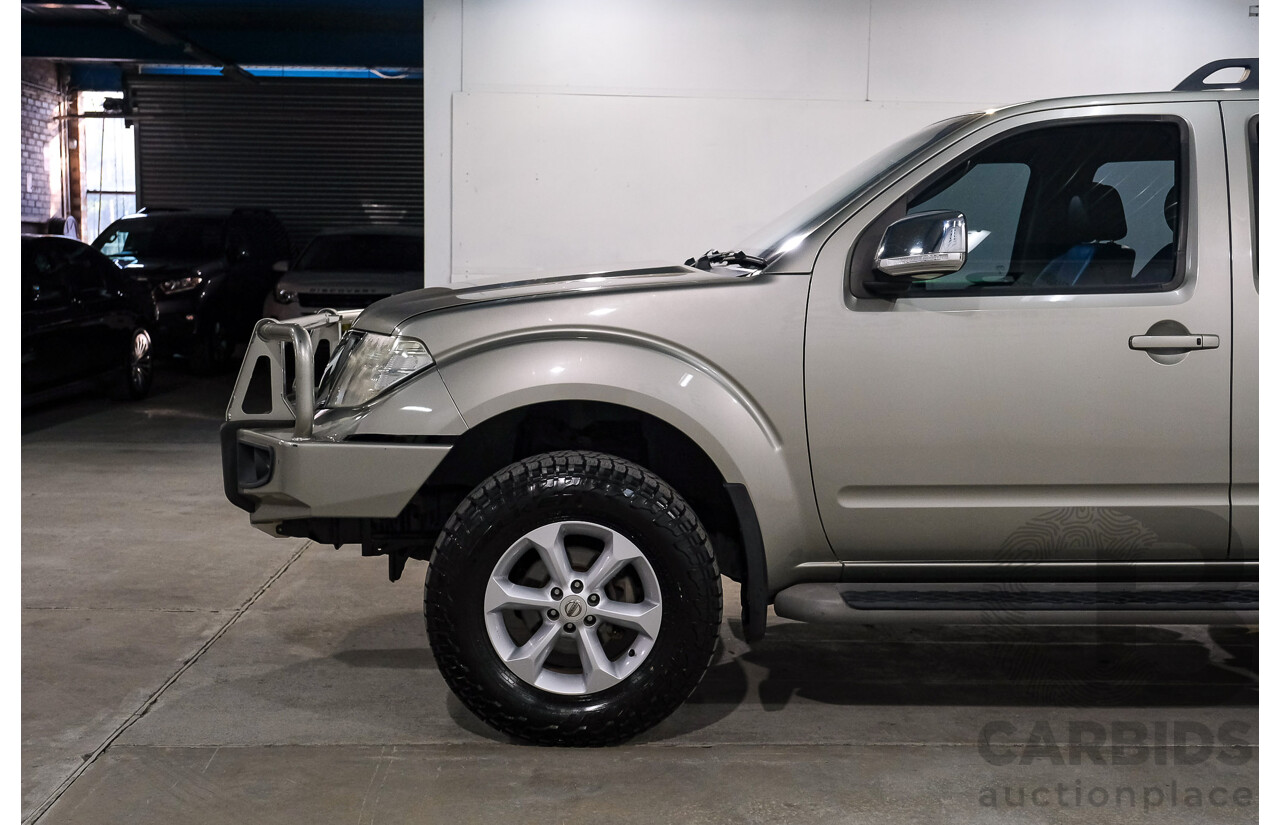 01/2011 Nissan Pathfinder ST-L (4x4) R51 Series 4 4d Wagon Gold Turbo diesel 2.5L