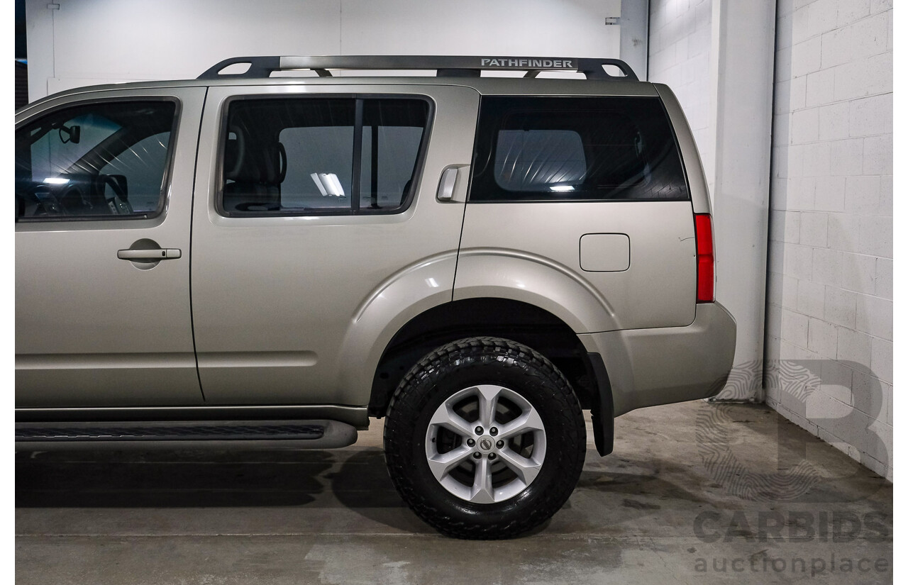 01/2011 Nissan Pathfinder ST-L (4x4) R51 Series 4 4d Wagon Gold Turbo diesel 2.5L