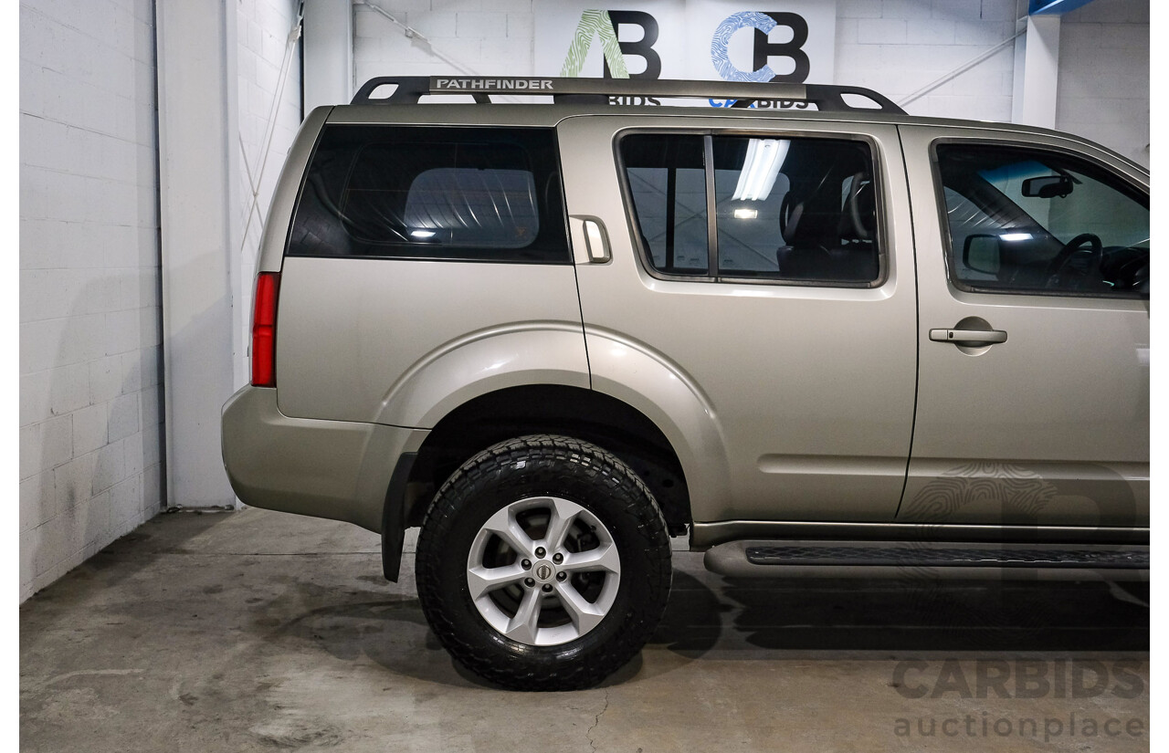 01/2011 Nissan Pathfinder ST-L (4x4) R51 Series 4 4d Wagon Gold Turbo diesel 2.5L