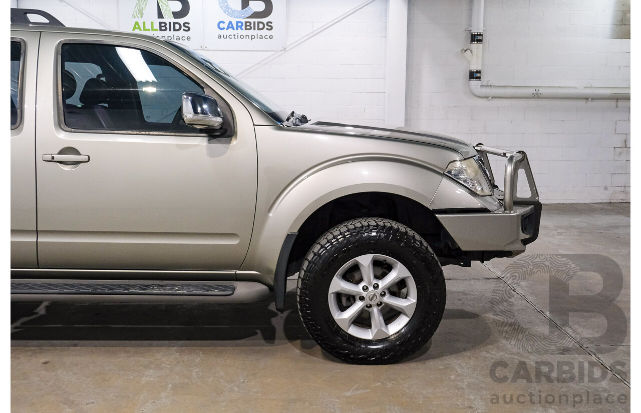 01/2011 Nissan Pathfinder ST-L (4x4) R51 Series 4 4d Wagon Gold Turbo diesel 2.5L