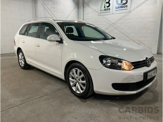 1663685 · 06/2011 Volkswagen Golf 118 TSI Comfortline 1K MY11 4D Wagon White Twincharged 1.4L