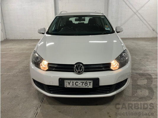 06/2011 Volkswagen Golf 118 TSI Comfortline 1K MY11 4D Wagon White Twincharged 1.4L