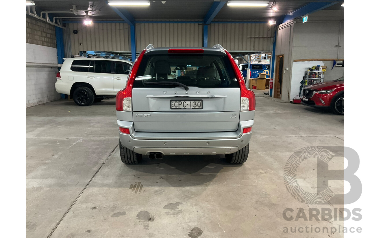 11/2012 Volvo XC90 3.2 R-Design (AWD) MY12 4D Wagon Silver 3.2L - 7 Seater