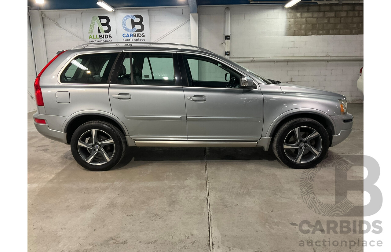 11/2012 Volvo XC90 3.2 R-Design (AWD) MY12 4D Wagon Silver 3.2L - 7 Seater
