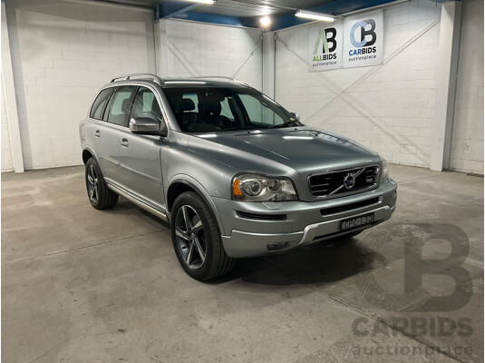 11/2012 Volvo XC90 3.2 R-Design (AWD) MY12 4D Wagon Silver 3.2L - 7 Seater