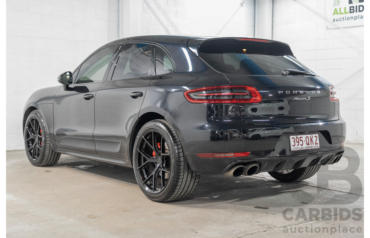 08/2014 Porsche Macan S (AWD) 4d Wagon Black Twin turbo V6 3.0L