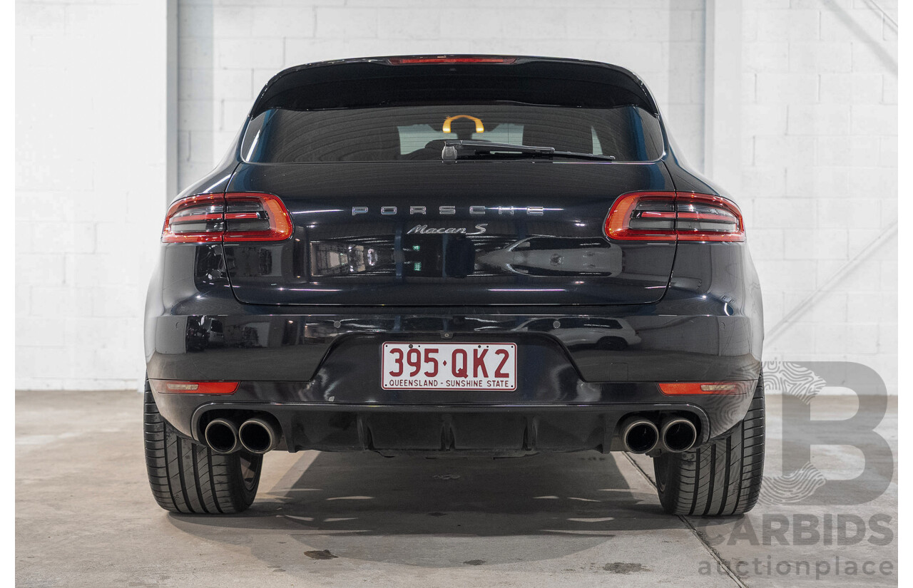 08/2014 Porsche Macan S (AWD) 4d Wagon Black Twin turbo V6 3.0L