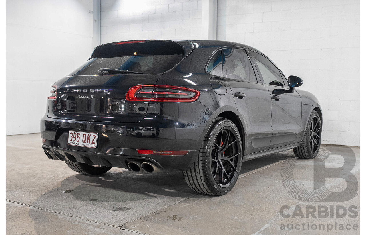 08/2014 Porsche Macan S (AWD) 4d Wagon Black Twin turbo V6 3.0L