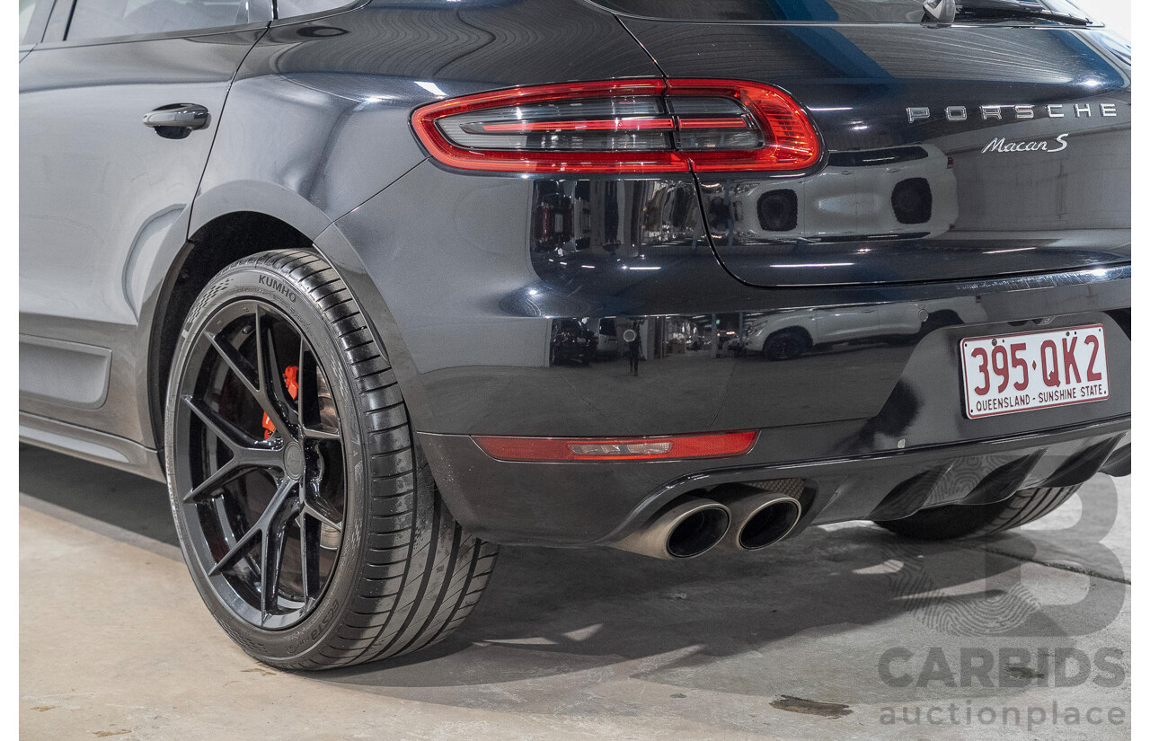 08/2014 Porsche Macan S (AWD) 4d Wagon Black Twin turbo V6 3.0L