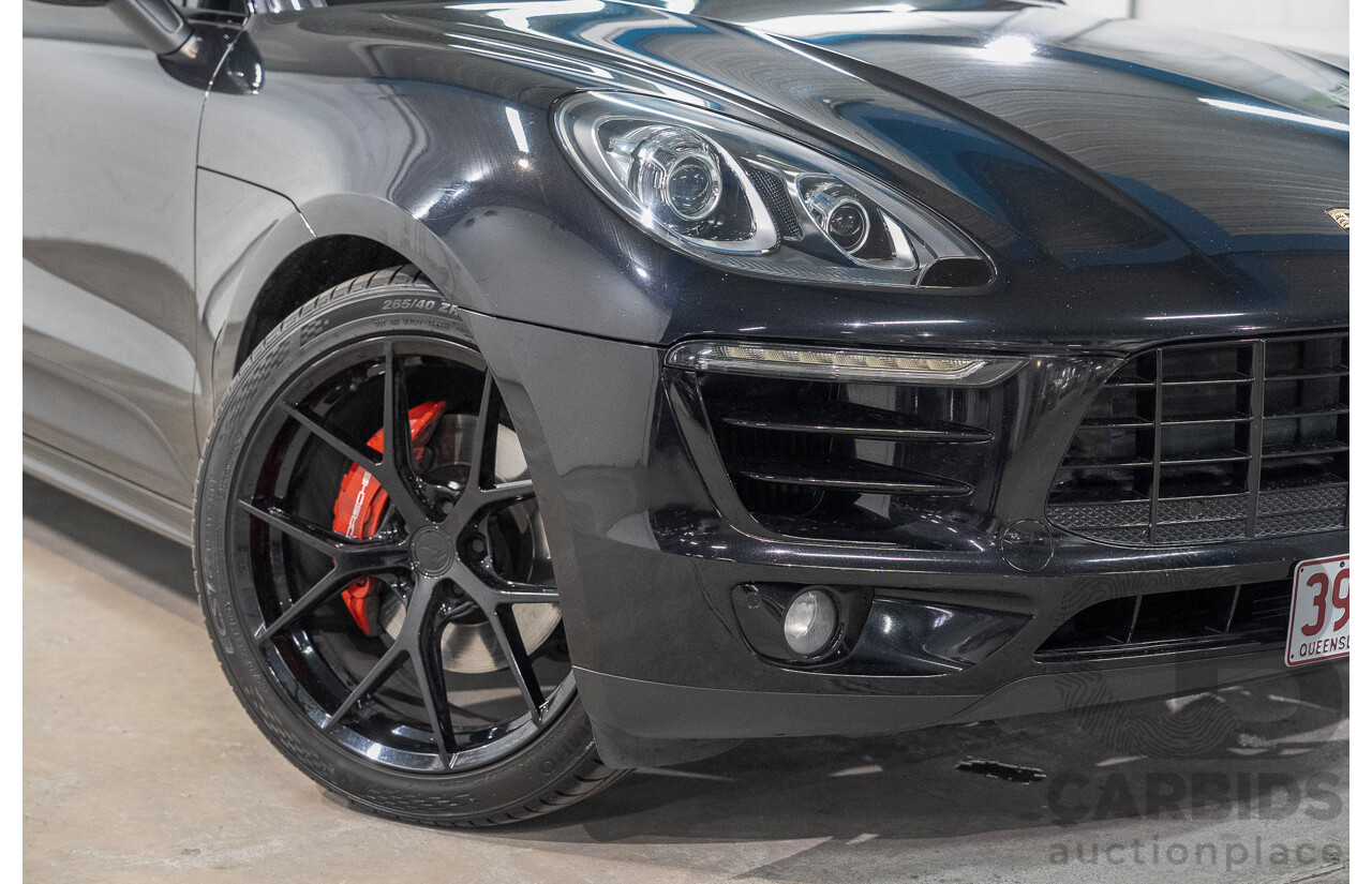 08/2014 Porsche Macan S (AWD) 4d Wagon Black Twin turbo V6 3.0L
