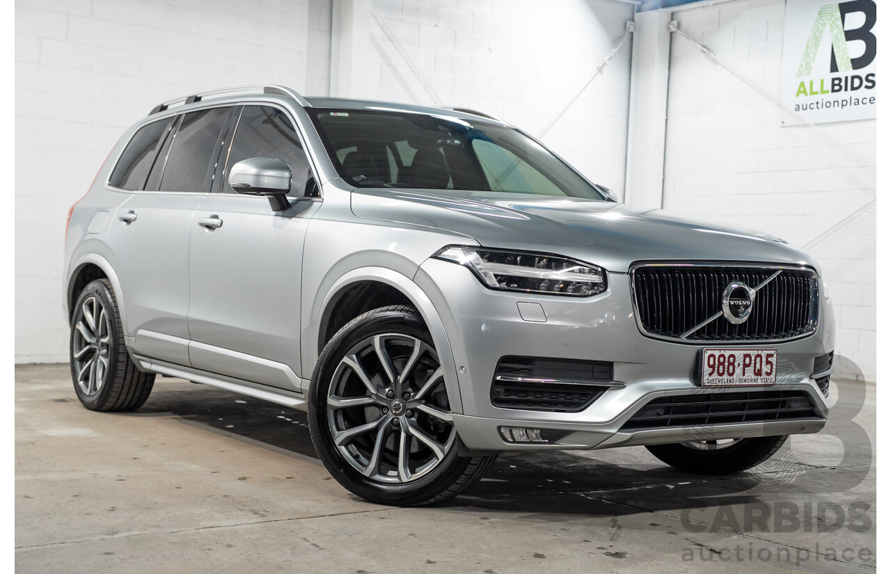 11/2016 Volvo XC90 D5 Momentum (AWD) 256 MY17 4d Wagon Brilliant Silver Turbo Diesel 2.0L