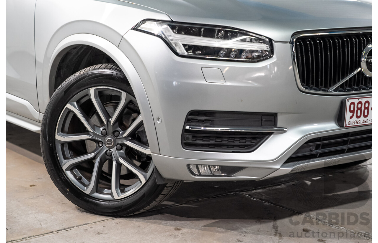11/2016 Volvo XC90 D5 Momentum (AWD) 256 MY17 4d Wagon Brilliant Silver Turbo Diesel 2.0L
