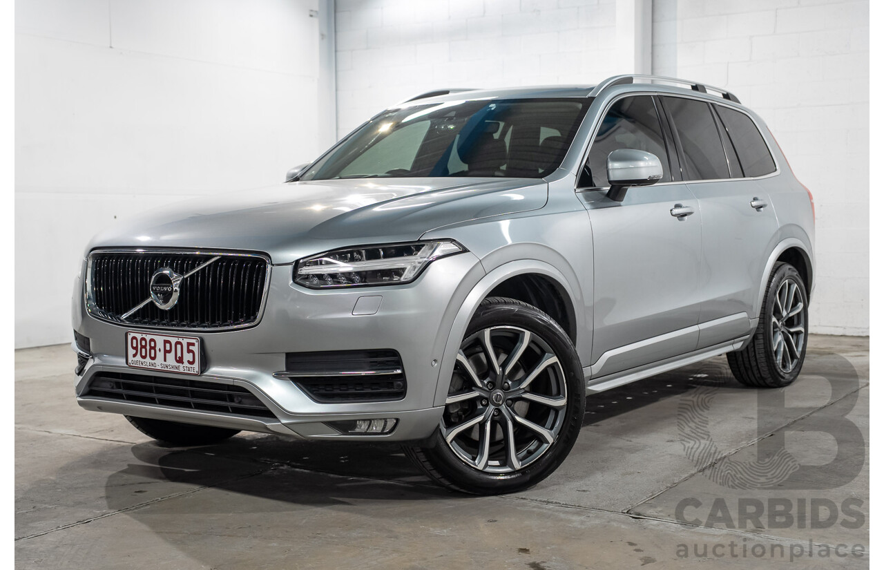 11/2016 Volvo XC90 D5 Momentum (AWD) 256 MY17 4d Wagon Brilliant Silver Turbo Diesel 2.0L