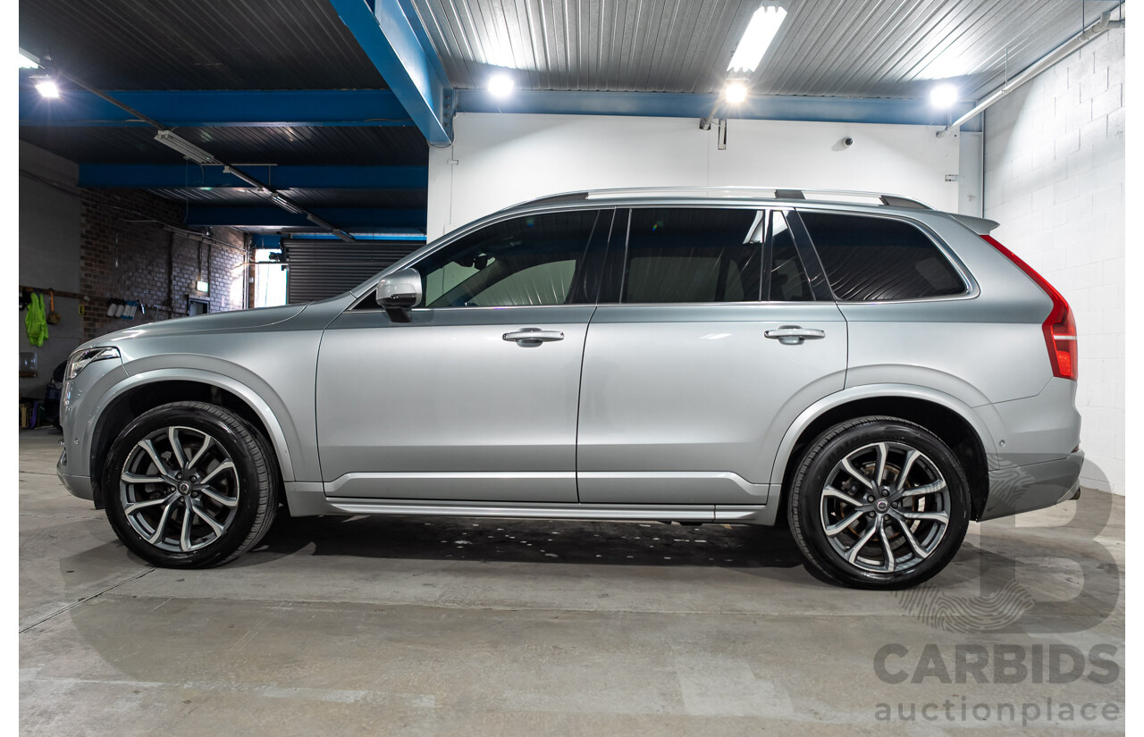 11/2016 Volvo XC90 D5 Momentum (AWD) 256 MY17 4d Wagon Brilliant Silver Turbo Diesel 2.0L