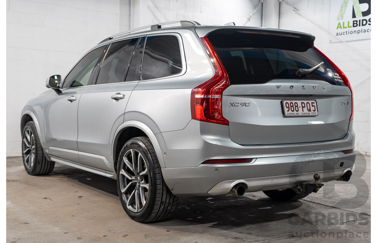 11/2016 Volvo XC90 D5 Momentum (AWD) 256 MY17 4d Wagon Brilliant Silver Turbo Diesel 2.0L