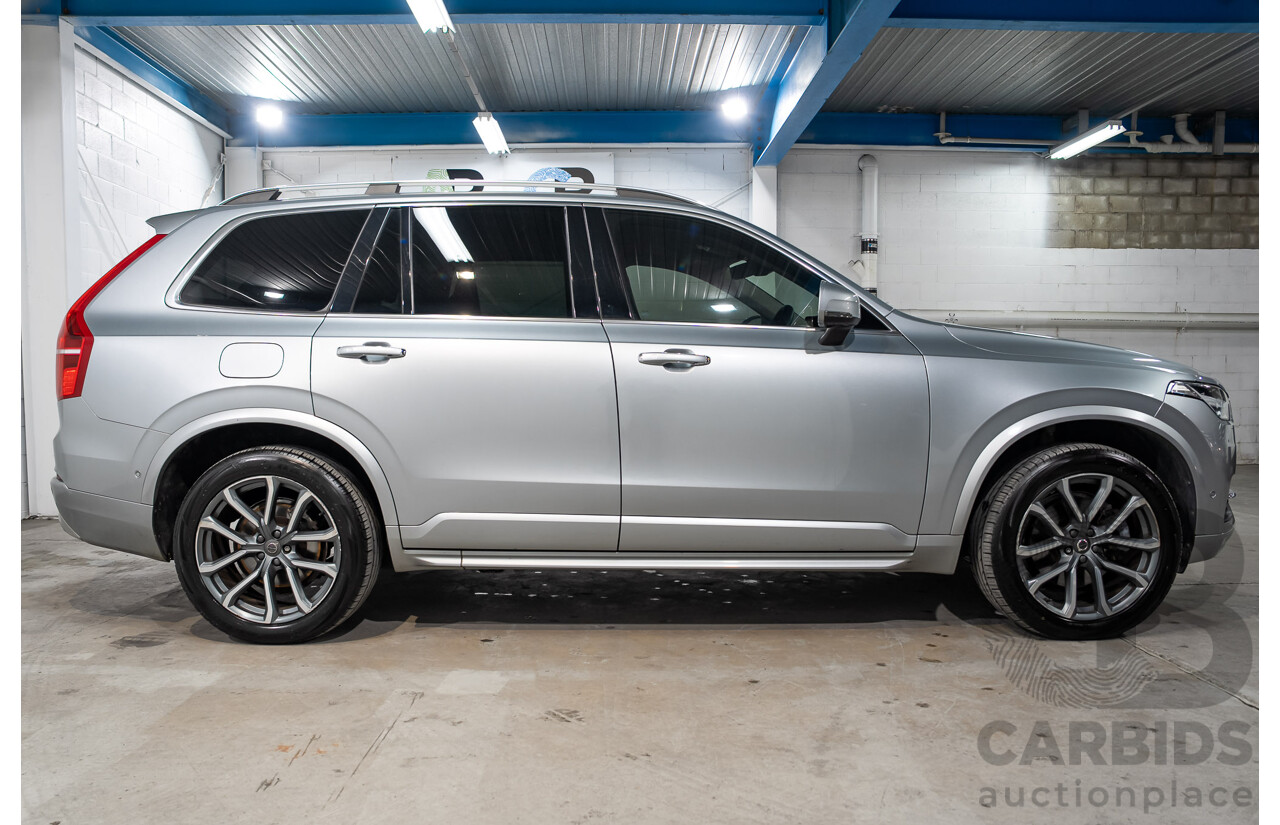11/2016 Volvo XC90 D5 Momentum (AWD) 256 MY17 4d Wagon Brilliant Silver Turbo Diesel 2.0L