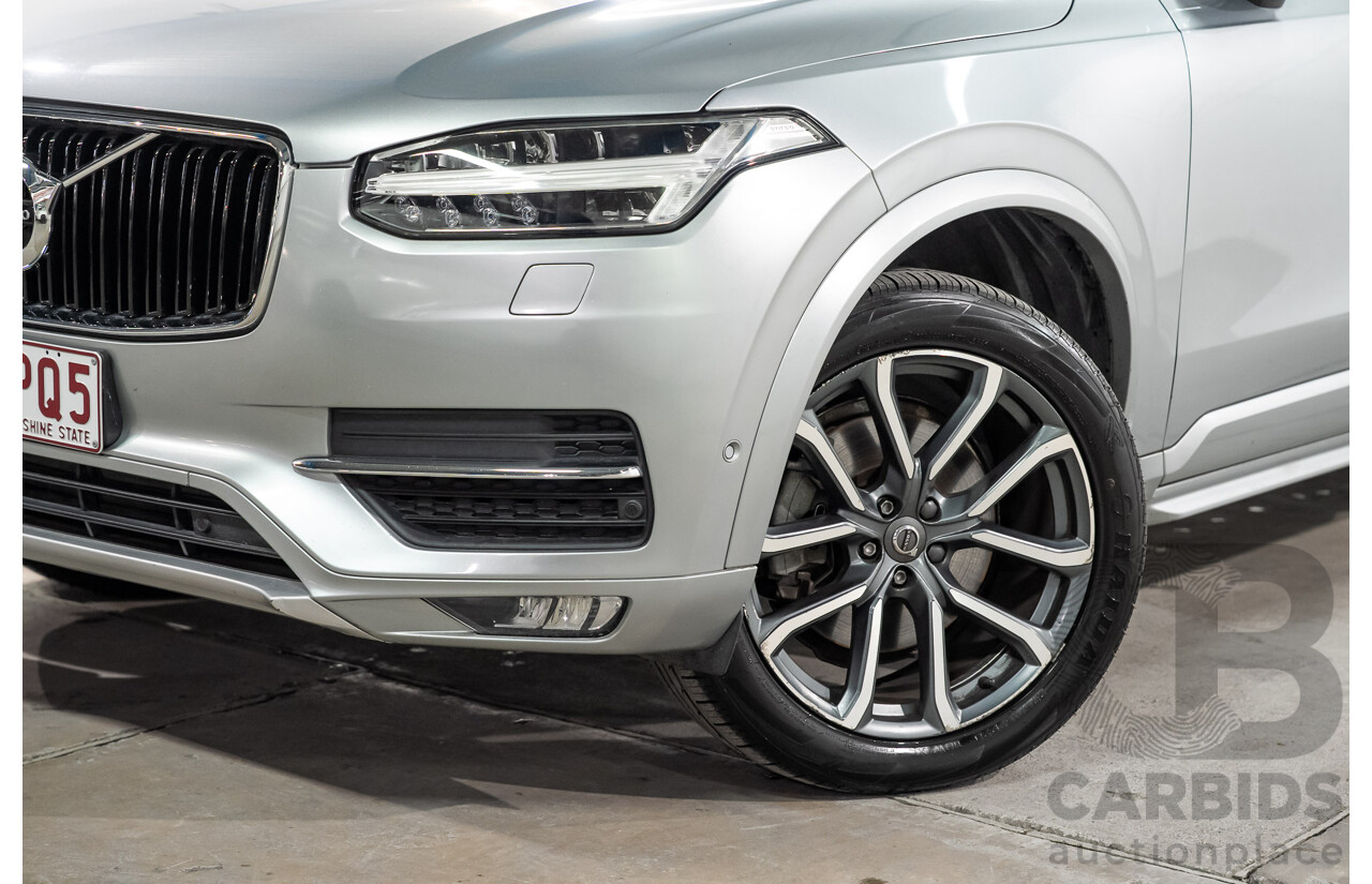 11/2016 Volvo XC90 D5 Momentum (AWD) 256 MY17 4d Wagon Brilliant Silver Turbo Diesel 2.0L