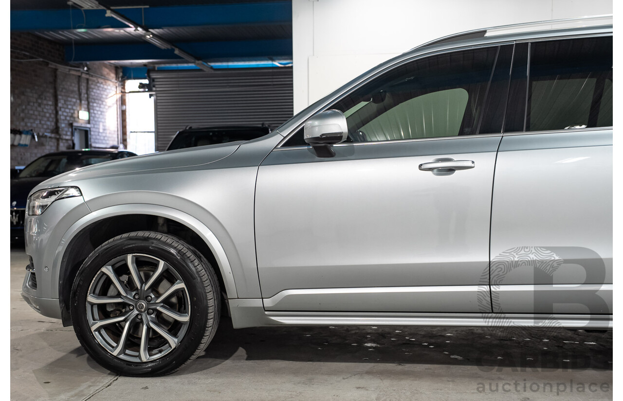 11/2016 Volvo XC90 D5 Momentum (AWD) 256 MY17 4d Wagon Brilliant Silver Turbo Diesel 2.0L