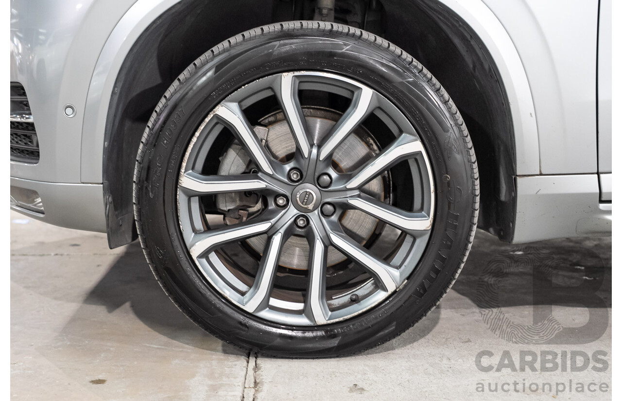 11/2016 Volvo XC90 D5 Momentum (AWD) 256 MY17 4d Wagon Brilliant Silver Turbo Diesel 2.0L