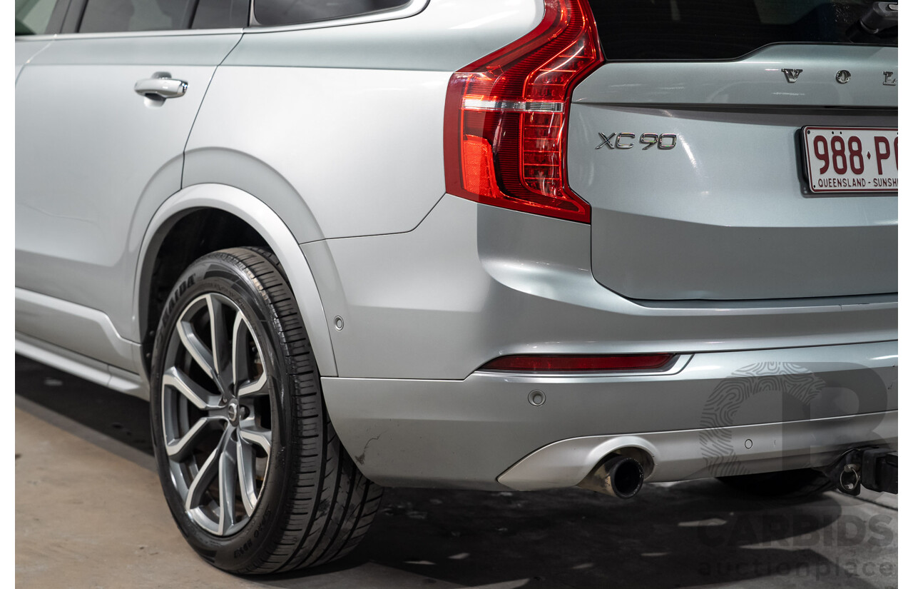11/2016 Volvo XC90 D5 Momentum (AWD) 256 MY17 4d Wagon Brilliant Silver Turbo Diesel 2.0L