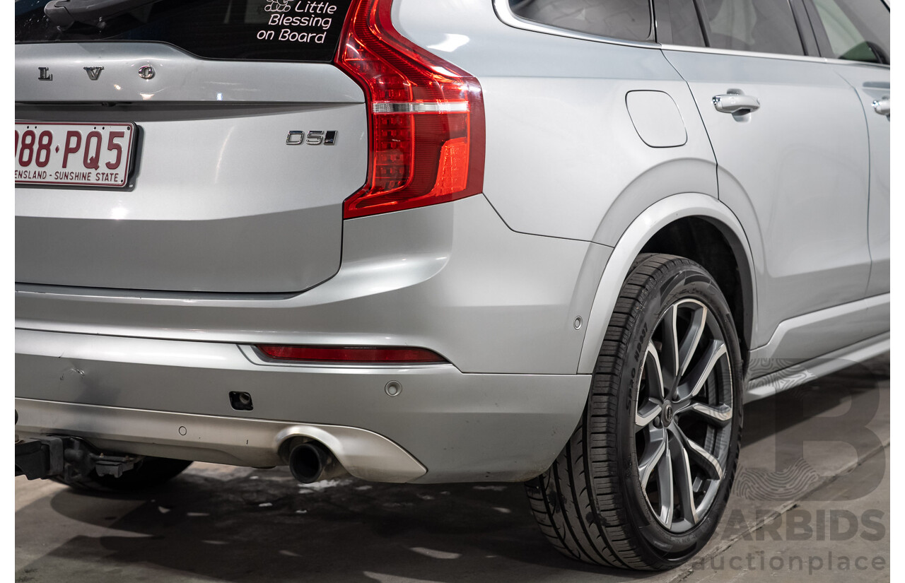 11/2016 Volvo XC90 D5 Momentum (AWD) 256 MY17 4d Wagon Brilliant Silver Turbo Diesel 2.0L