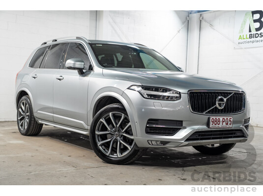 11/2016 Volvo XC90 D5 Momentum (AWD) 256 MY17 4d Wagon Brilliant Silver Turbo Diesel 2.0L