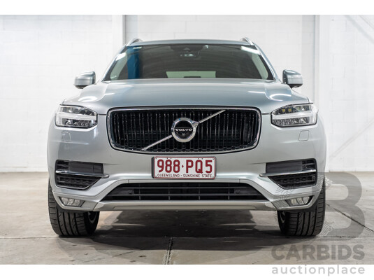 11/2016 Volvo XC90 D5 Momentum (AWD) 256 MY17 4d Wagon Brilliant Silver Turbo Diesel 2.0L
