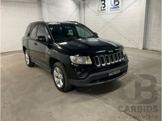 03/2013 Jeep Compass SPORT (4x2) MK MY12 4d Wagon Black 2.0L