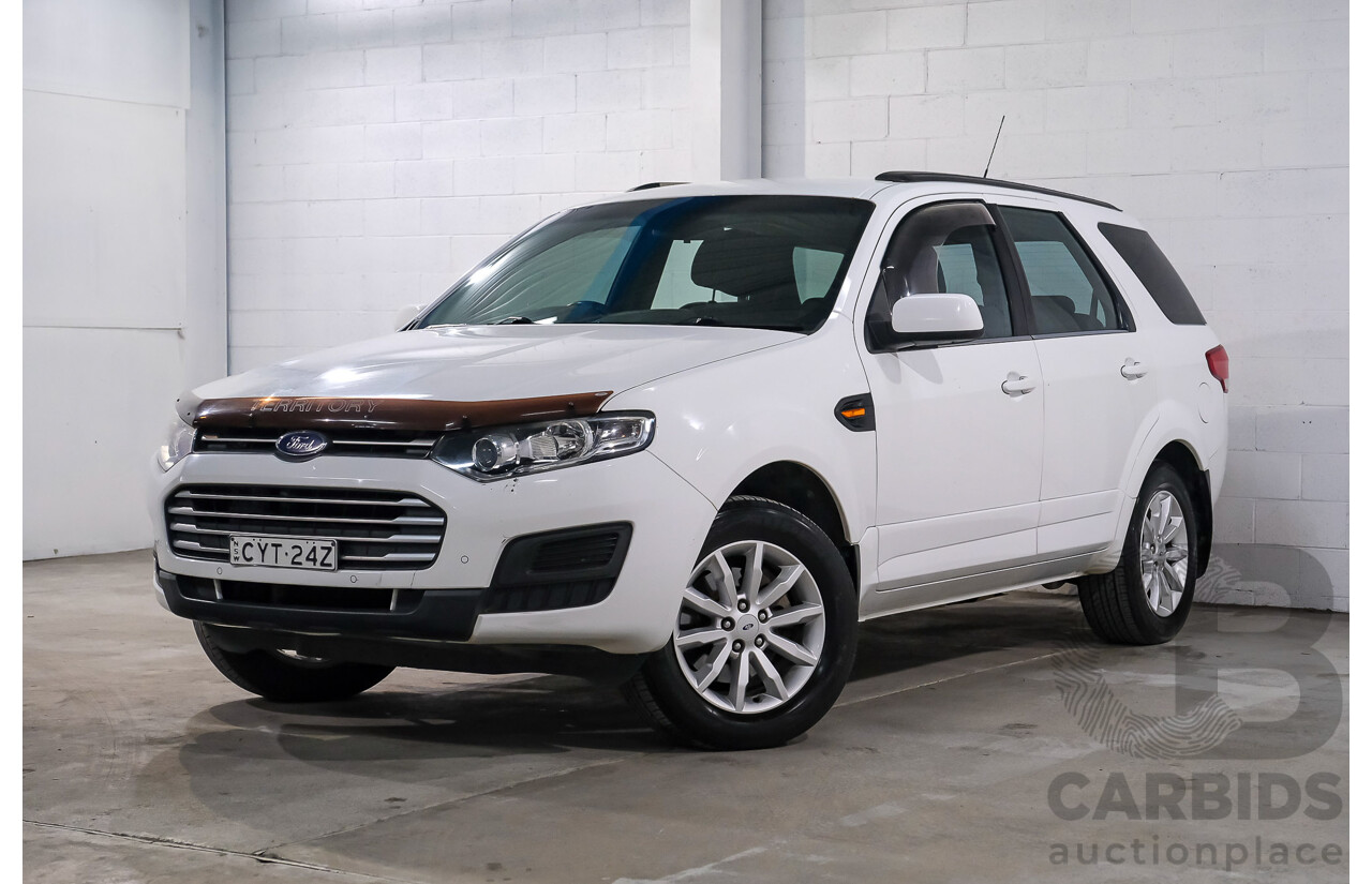 11/2014 Ford Territory TX SZ MK2 4D Wagon White 4.0L