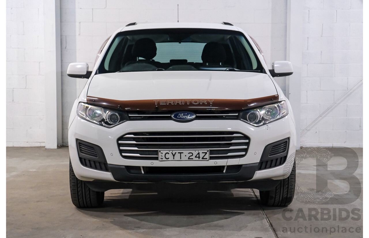 11/2014 Ford Territory TX SZ MK2 4D Wagon White 4.0L
