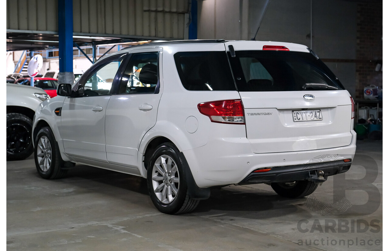 11/2014 Ford Territory TX SZ MK2 4D Wagon White 4.0L
