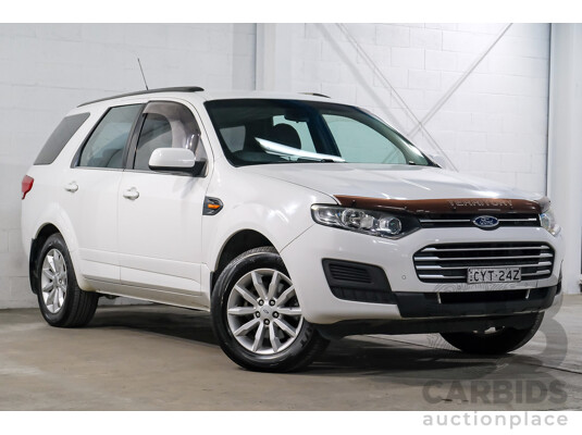 11/2014 Ford Territory TX SZ MK2 4D Wagon White 4.0L