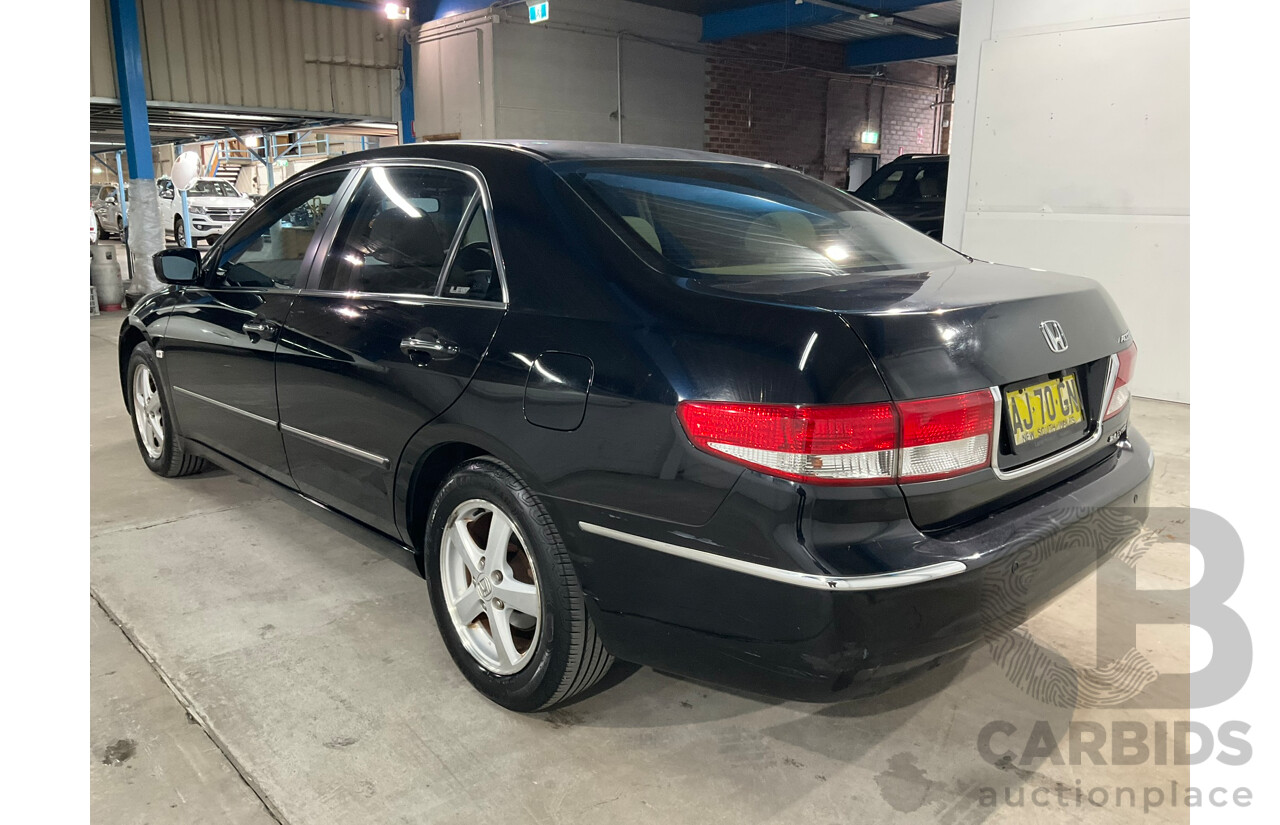 12/2005 Honda Accord VTi 40 4d Sedan Black 2.4L