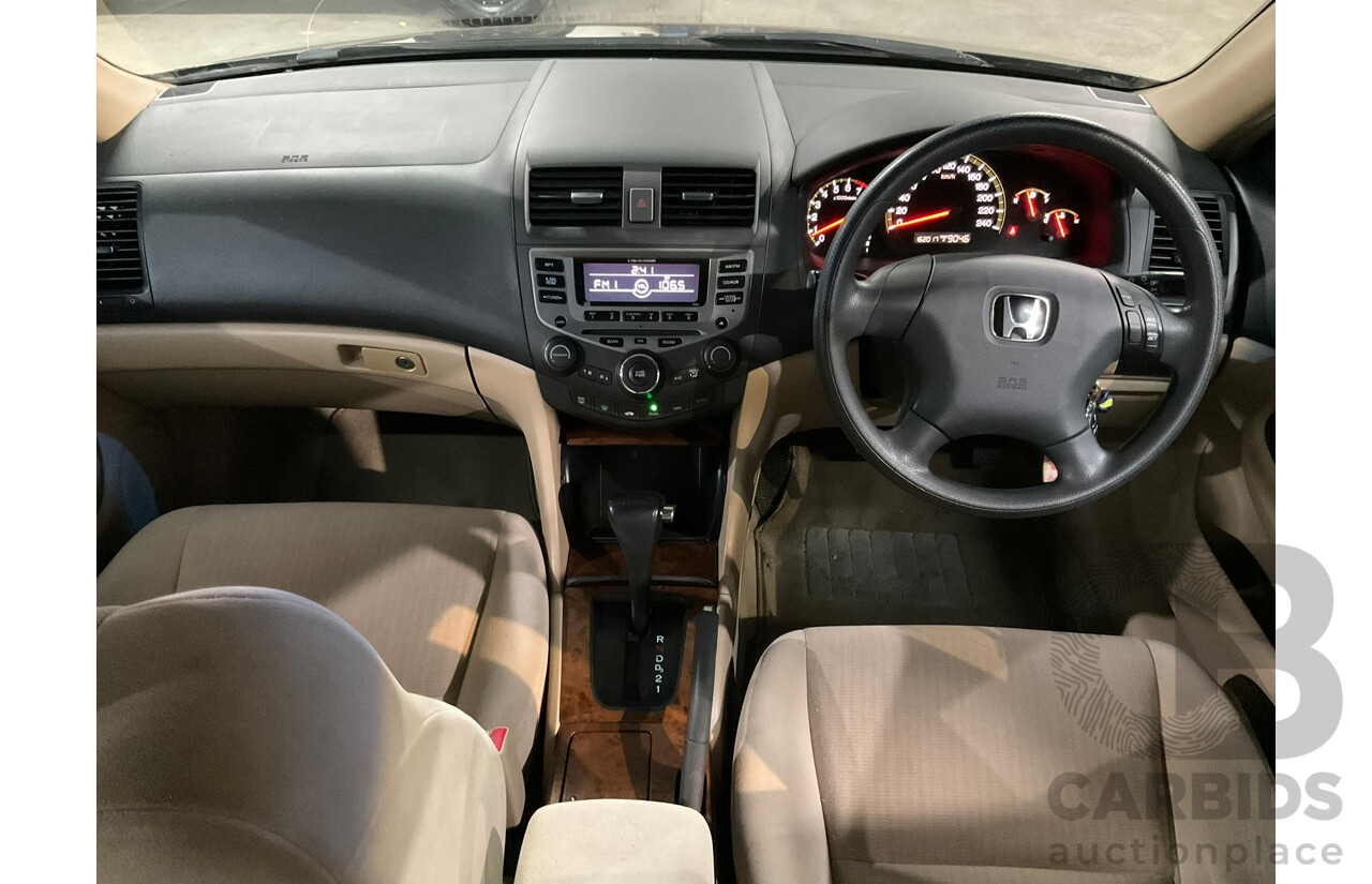 12/2005 Honda Accord VTi 40 4d Sedan Black 2.4L
