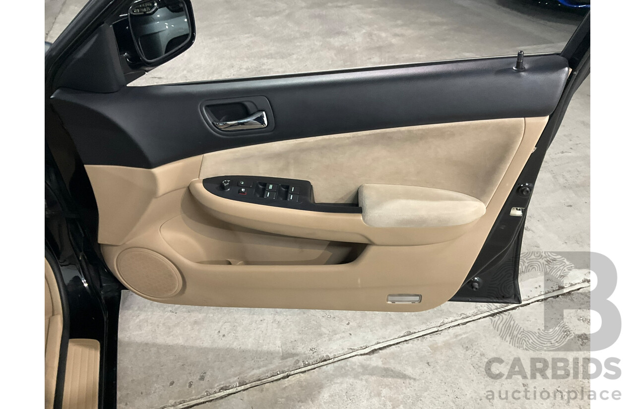 12/2005 Honda Accord VTi 40 4d Sedan Black 2.4L