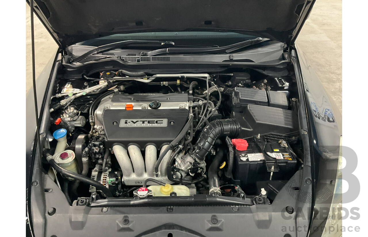 12/2005 Honda Accord VTi 40 4d Sedan Black 2.4L