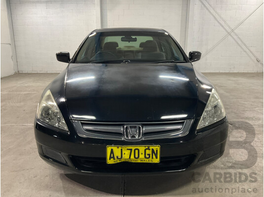 12/2005 Honda Accord VTi 40 4d Sedan Black 2.4L