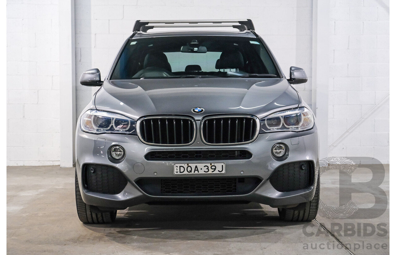 08/2017 BMW X5 sDrive25d F15 MY16 4D Wagon Space Grey Metallic Turbo Diesel 2.0L