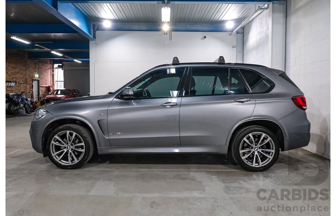 08/2017 BMW X5 sDrive25d F15 MY16 4D Wagon Space Grey Metallic Turbo Diesel 2.0L