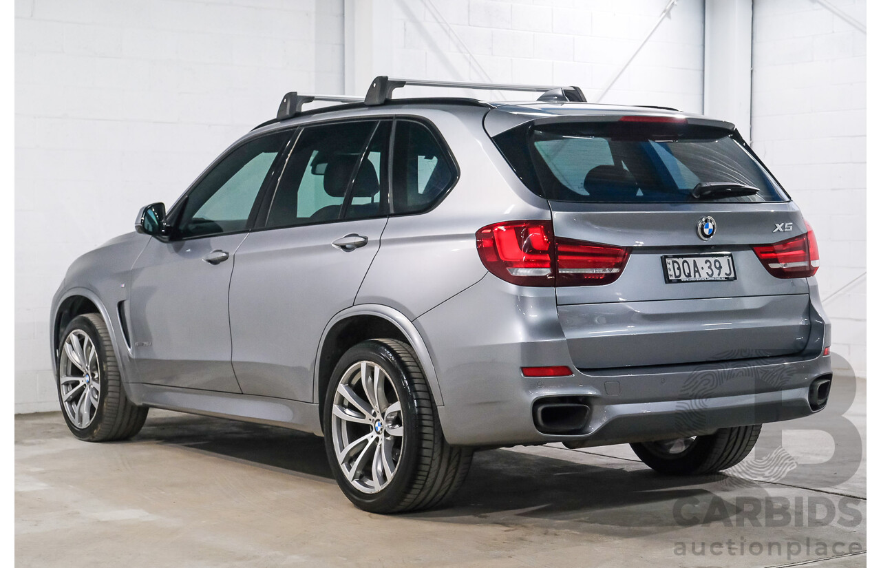 08/2017 BMW X5 sDrive25d F15 MY16 4D Wagon Space Grey Metallic Turbo Diesel 2.0L