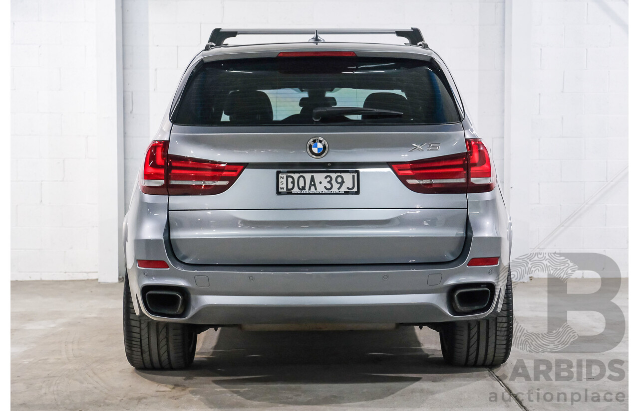 08/2017 BMW X5 sDrive25d F15 MY16 4D Wagon Space Grey Metallic Turbo Diesel 2.0L