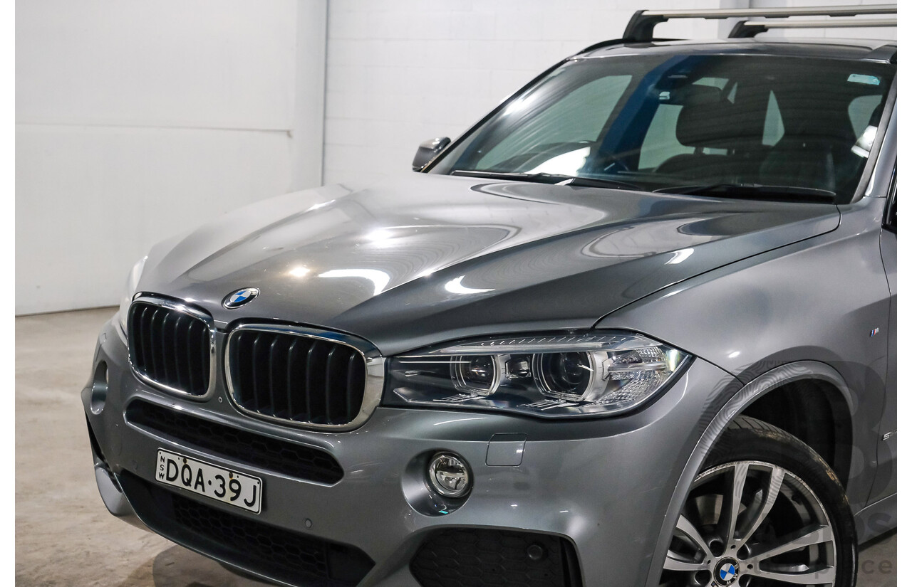 08/2017 BMW X5 sDrive25d F15 MY16 4D Wagon Space Grey Metallic Turbo Diesel 2.0L