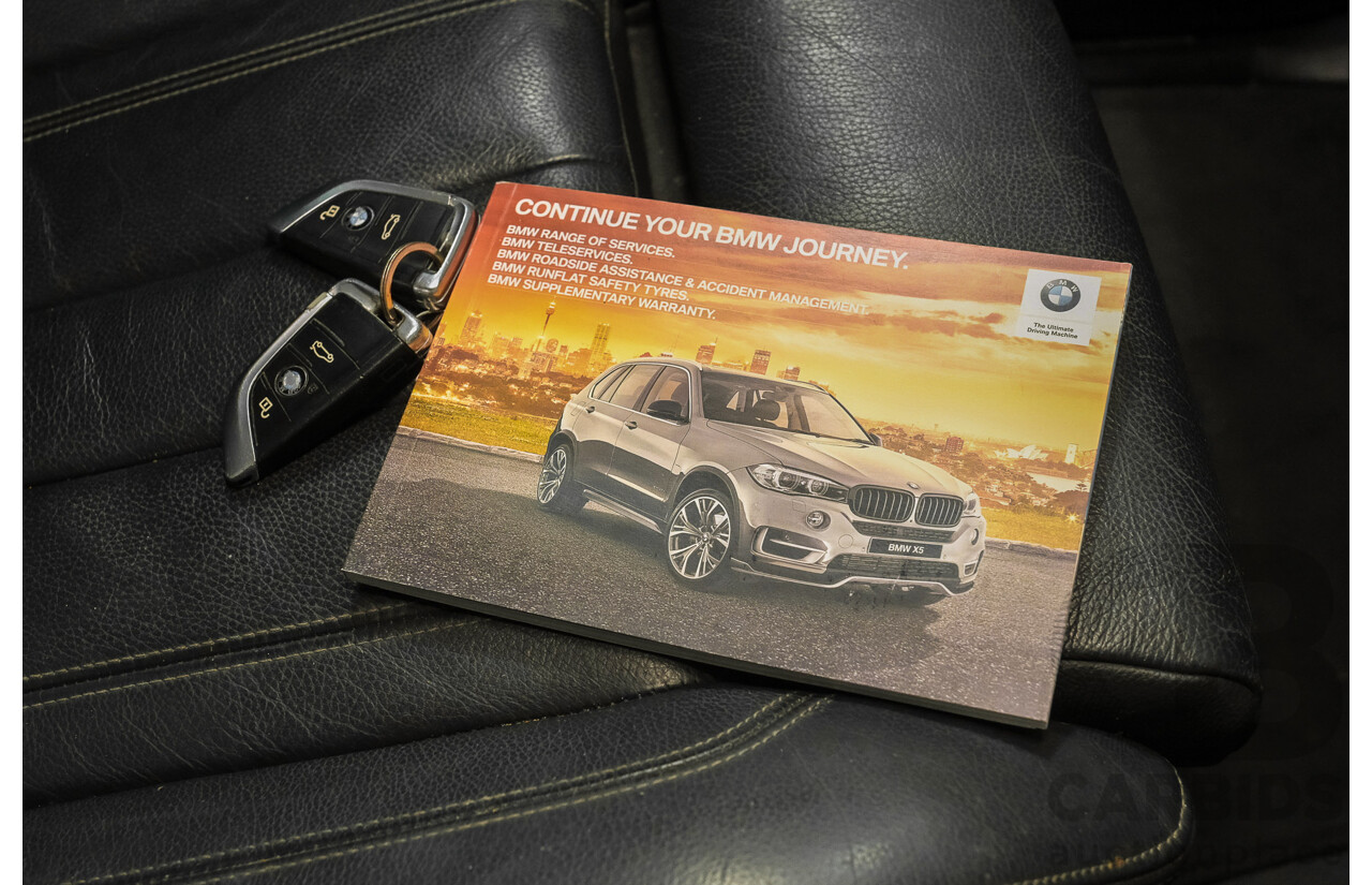 08/2017 BMW X5 sDrive25d F15 MY16 4D Wagon Space Grey Metallic Turbo Diesel 2.0L