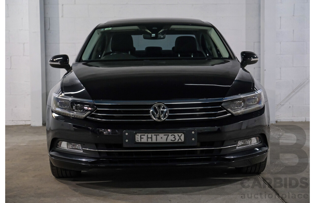 01/2016 Volkswagen Passat 132 TSI Comfortline 3C MY16 4D Sedan Deep Black Turbo 1.8L