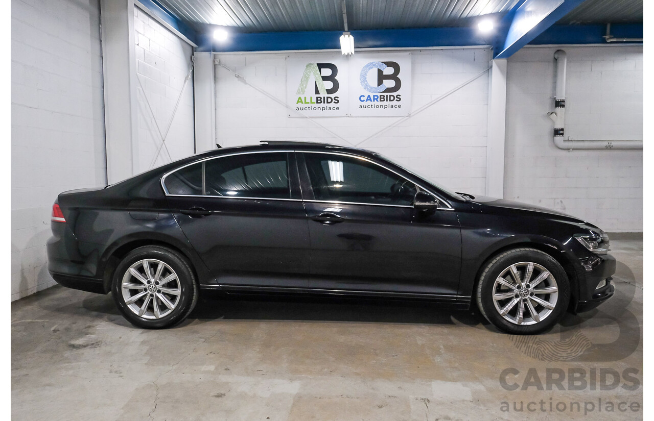 01/2016 Volkswagen Passat 132 TSI Comfortline 3C MY16 4D Sedan Deep Black Turbo 1.8L